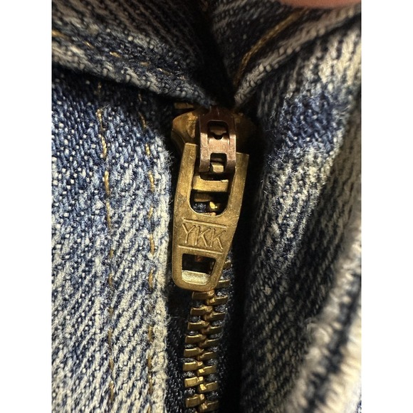 VTG Wrangler Blues WB902GI Jeans Mens 33x32 Blue Denim Light Wash Straight Leg - Picture 6 of 15